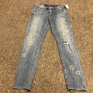 NWT Lucky Brand Stella Skinny Distressed Jeans 28